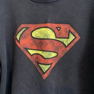DC Comics Superman Logo Long John style Long Sleeve
